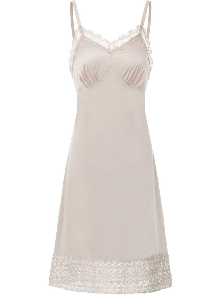 Lace Full Slip For Women - Adjustable Spaghetti Strap Cami Dress Under Dresses